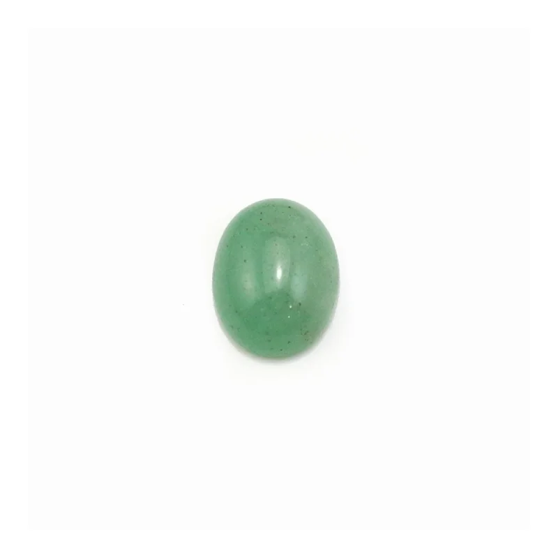 5 buah cabochon Aventurine hijau Cab Oval 4x 6/6x 8/8x1 0/12x16mm batu alam untuk membuat perhiasan anting cincin liontin DIY kerajinan