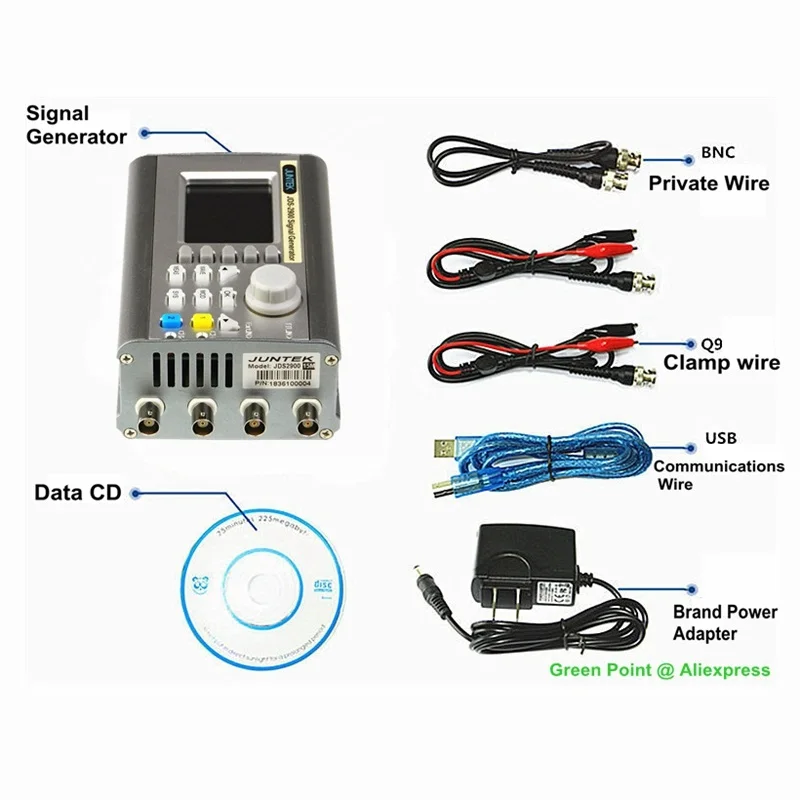 Waveform Counter JDS2900 40MHZ Digital Control Dual-Channel DDS Function Signal Generator LCD Display Frequency Meter Arbitrary