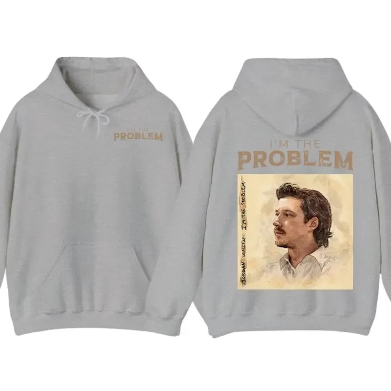 

Retro Graphic "I'm The Problem" Hoodie Unisex Comfortable Long Sleeve Sweatshirt For Casual Outings Movie Themed Clothing Unique