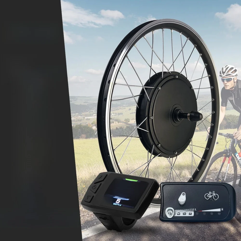 AliExpress RICETOO 48V/52V 2000W Electric Bicycle Kit Rear Wheel Hub Motor 20’24’26’27.5’28’29 inch700C Ebike Conversion Kit For Mountain