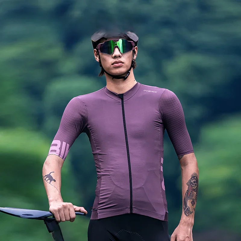 AliExpress INBIKE  Summer Short Sleeve Bicycle Jersey Man Road Cycling Jersey Clothes For Men MTB Mountain Bicycle Sportswear Male Clothing