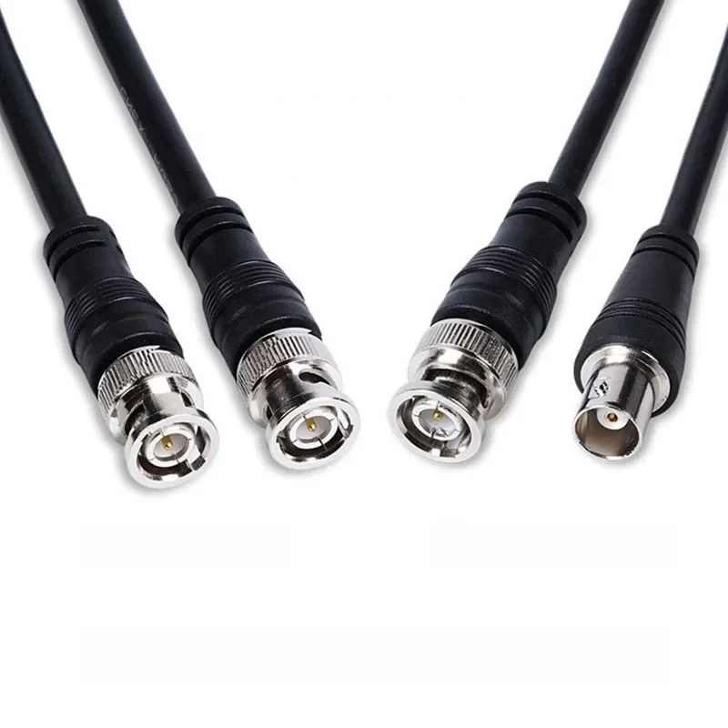 Kabel BNC męski na męski żeński Adapter Linia wideo Przedłużenie złącza Pigtail Przewód Kamera CCTV — zdjęcie 2