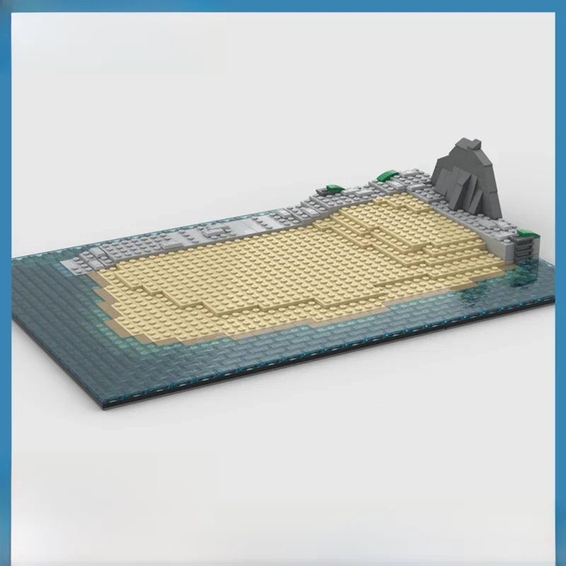 Moc Bouwstenen Stadsstrandmodel Diy Geassembleerde Bakstenen Filmserie Creatieve Educatieve Collectie Tonen Speelgoed Geschenken 665 Stuks - afbeelding 2