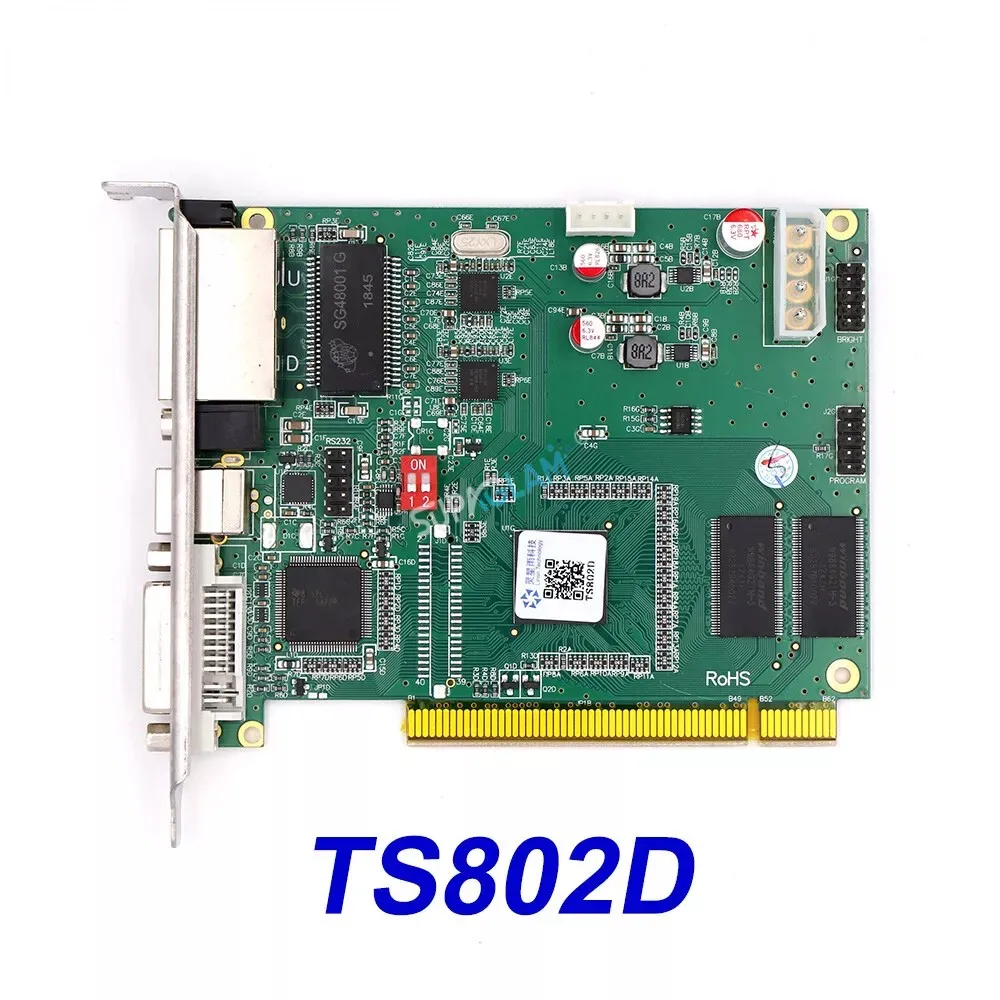 

Best Price LINSN TS802D Full Color Synchronous LED Video Screen Display Sender Sending Card