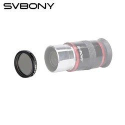 SVBONY-telescopio con filtro polarizador lineal, dispositivo que aumenta el contraste, Reduce el brillo para la observación planetaria Lunar, 1,25 ''/2''