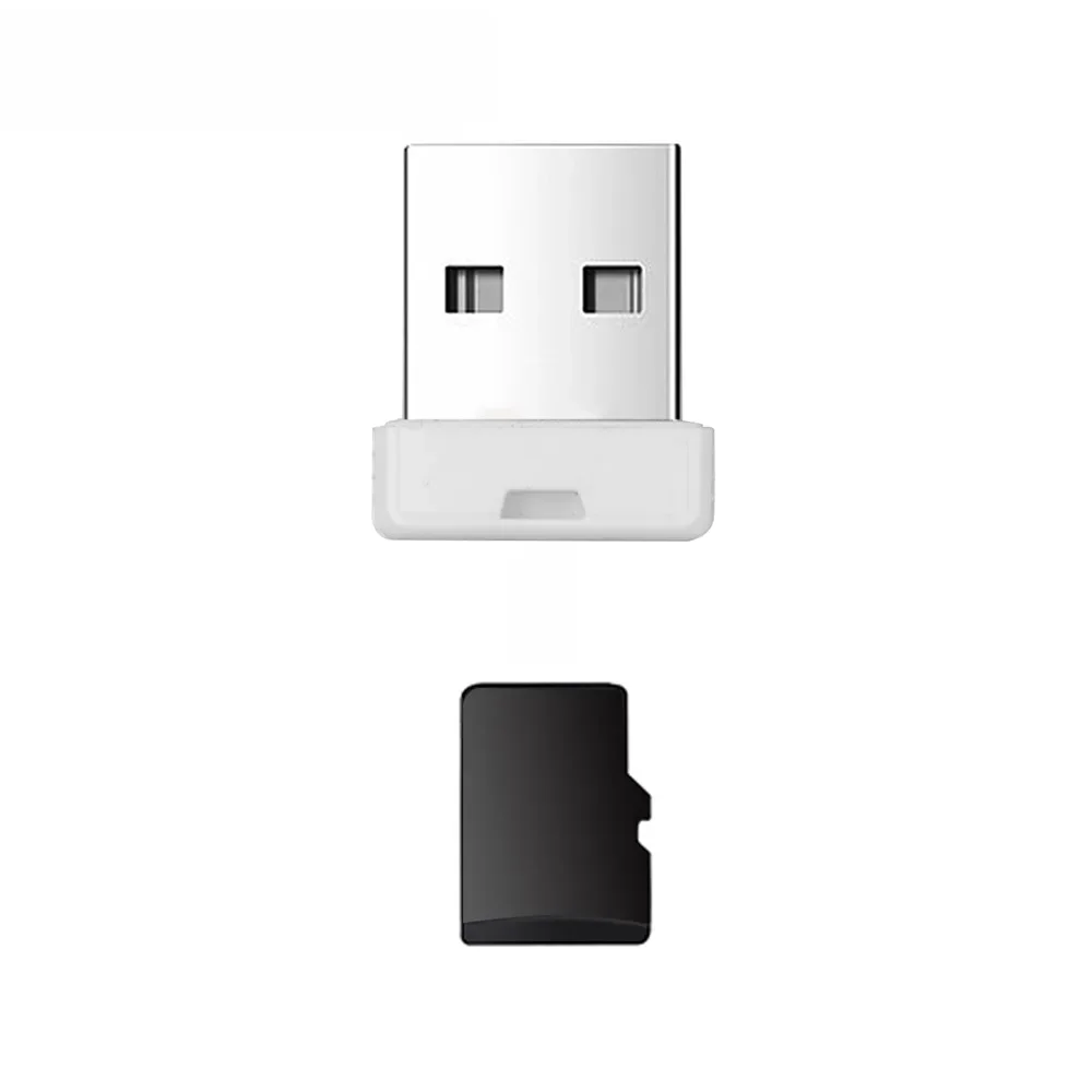 Kebidumei komputer USB 2.0 karta pamięci TF czytnik Mini karta pamięci SD Mini Adapter do laptopa — zdjęcie 2