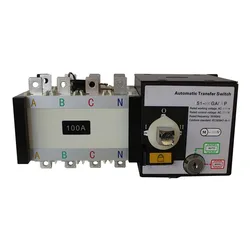 ZJSHUYI SYQ1-100G 100A Dual Power Automatic Transfer Switch 4P Three-phase Four-wire Isolation Type Automatic Transfer Switch