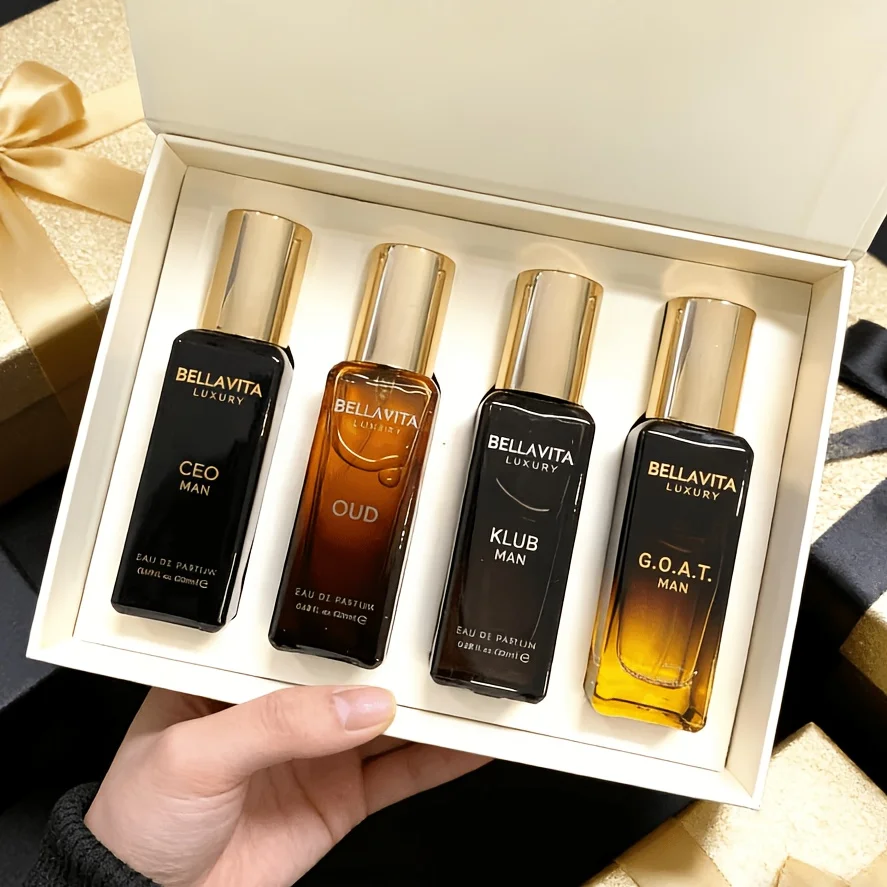 Bella Vita Organic Man Luxury Perfume has a woody floral and fruity aroma that is fresh and long-lasting view 2