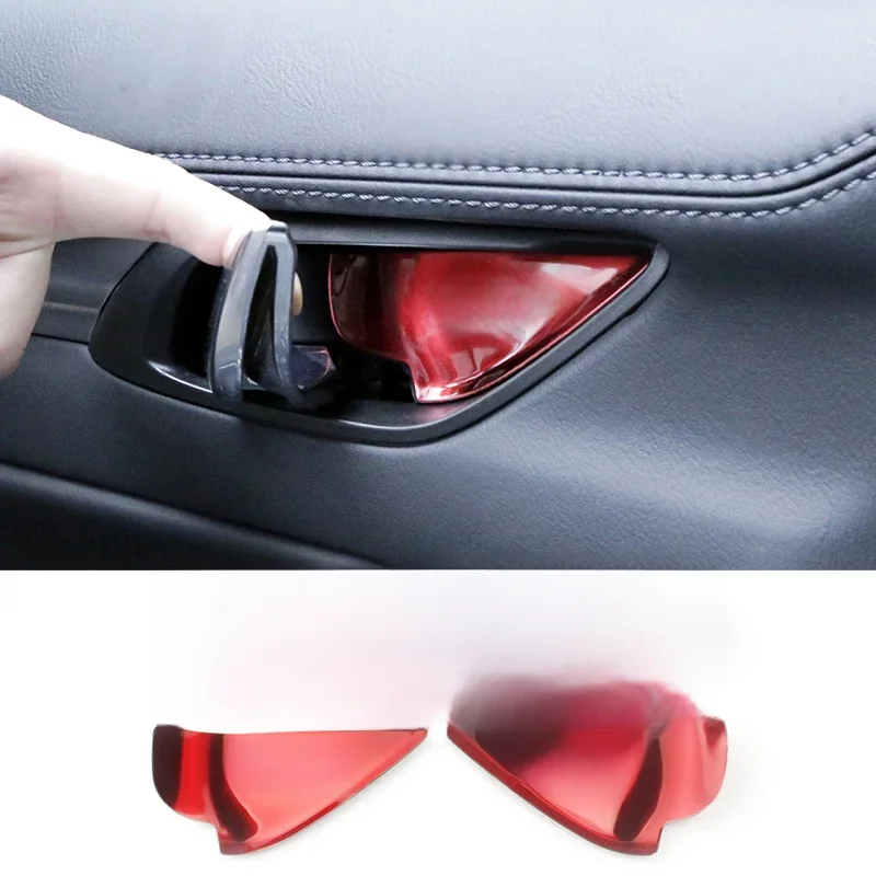 Auto Innen Türgriff Schüssel Trim Abdeckung Aufkleber Für Mazda 3 6 BL BM GJ CX3 CX-5 CX5 KE KF CX7 CX9 MX5 Axela ATENZA Zubehör