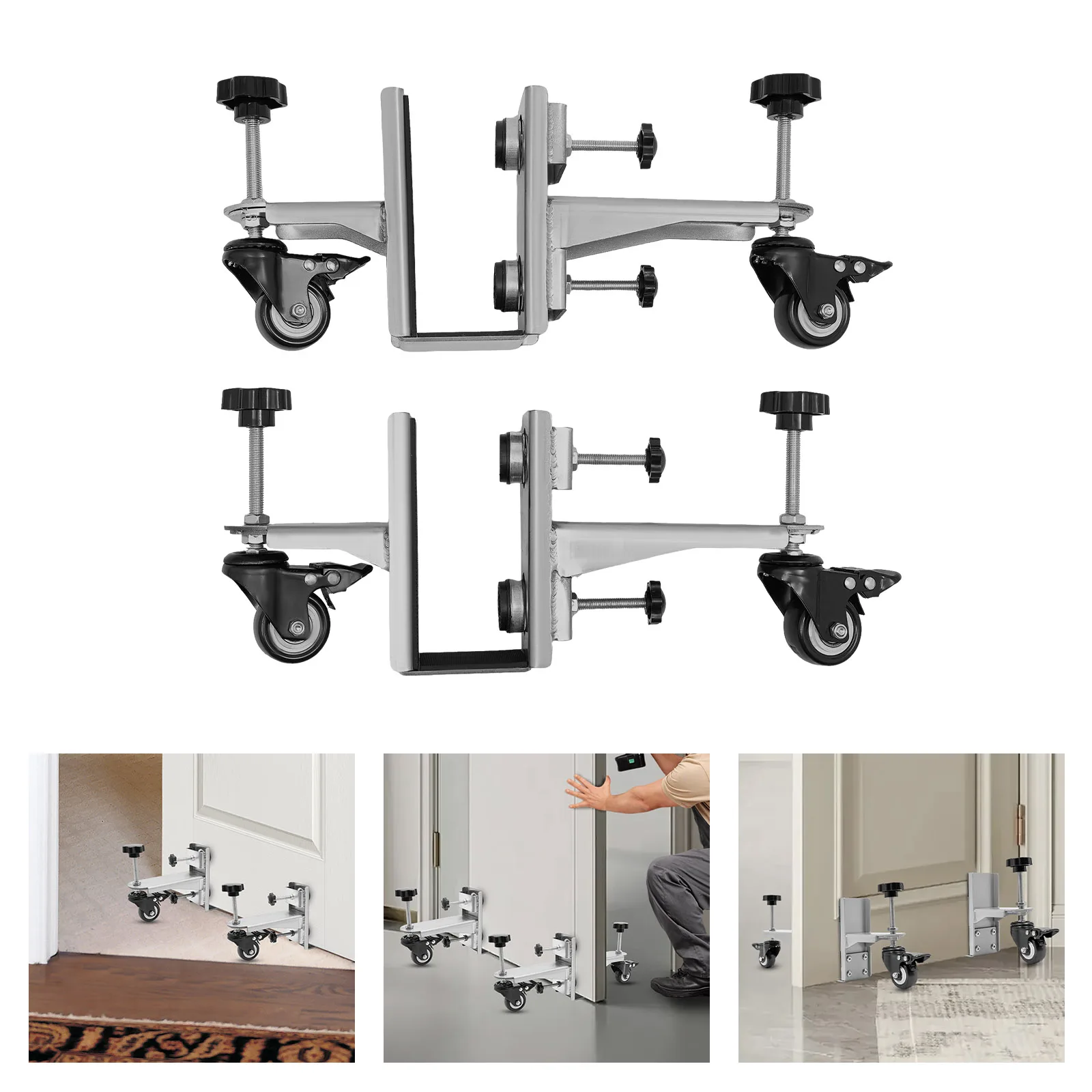 สแตนเลส เครื่องมือติดตั้งประตู เครื่องมือติดตั้งประตู หนา 0.8 ถึง 2.4 นิ้ว ชุดเครื่องมือติดตั้งประตู