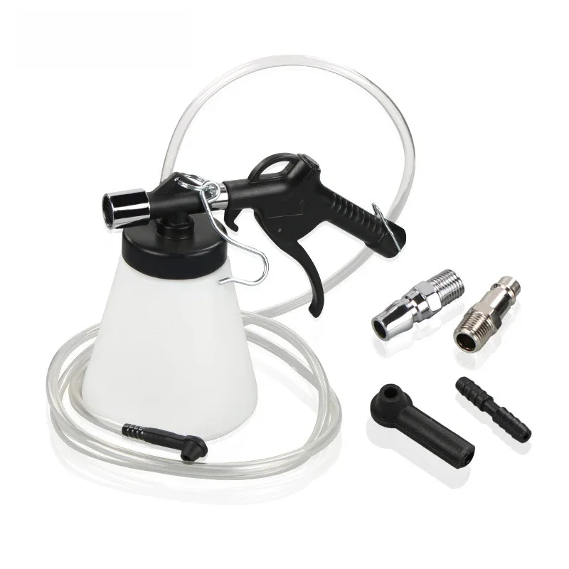 Pot d'huile de frein pneumatique de voiture, 1l, remplissage de remplacement d'huile de frein, dégonflage, ensemble d'outils de saignement, liquide de frein, Kit de changement d'huile de frein