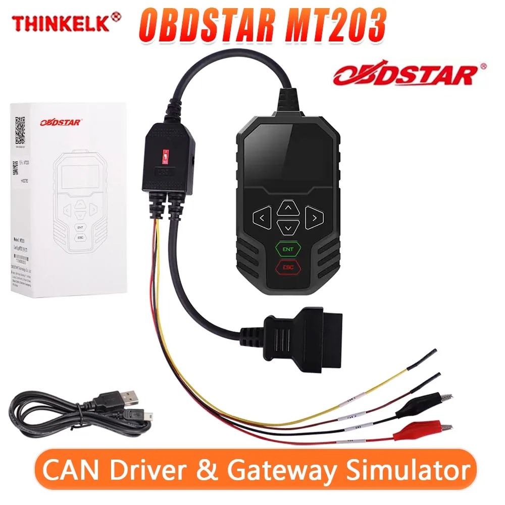

Новый симулятор CAN-драйвера/шлюза OBDSTAR MT203 2026 года для инструментов Autel/Launch X431, инструмент для ремонта автомобильной электроники, поддержка приборной панели/аудиосистемы