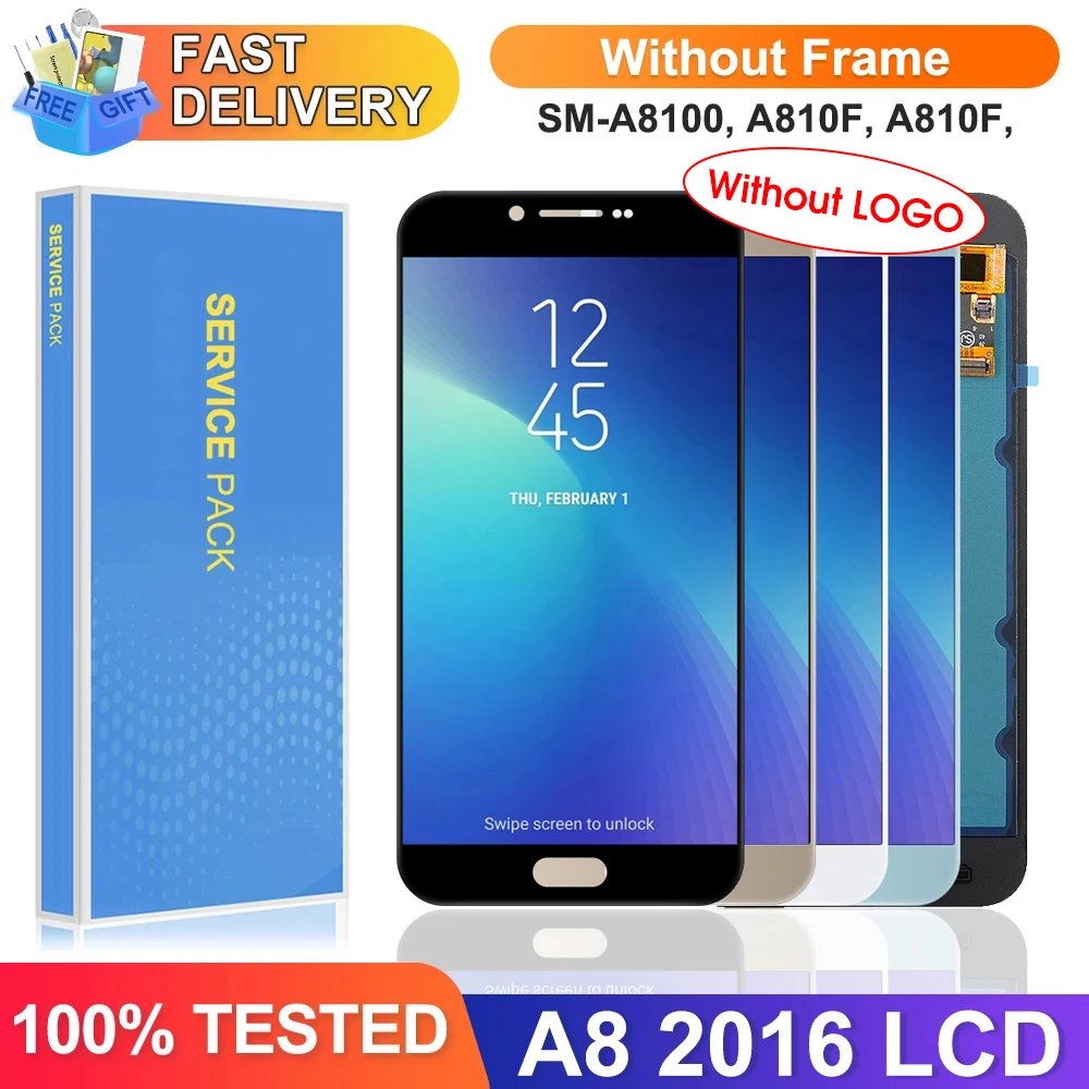 استبدال شاشة LCD 5.7 بوصة A810F لجهاز سامسونج جالكسي A8 2016: تقييم شامل ودليل عملي