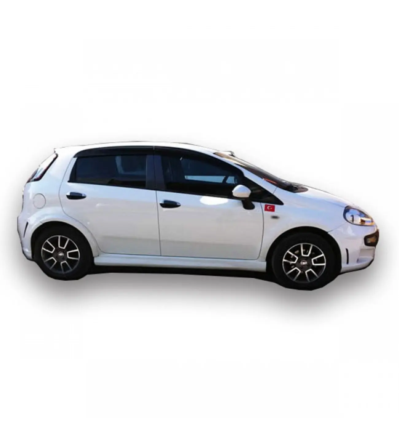 Side Skirts For Fiat Punto Evo (2010 and Later) Side Sill Set (Plastic) - Styling Accessory Body Kit Front Lip Spoiler Antenna