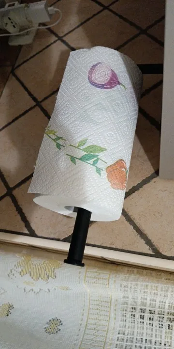 Kitchen Paper Towel Holder Adhesive Tissue Hanger Toilet Roll Paper Dispenser Cabinet Storage Napkin Rack Bathroom Accessories photo review