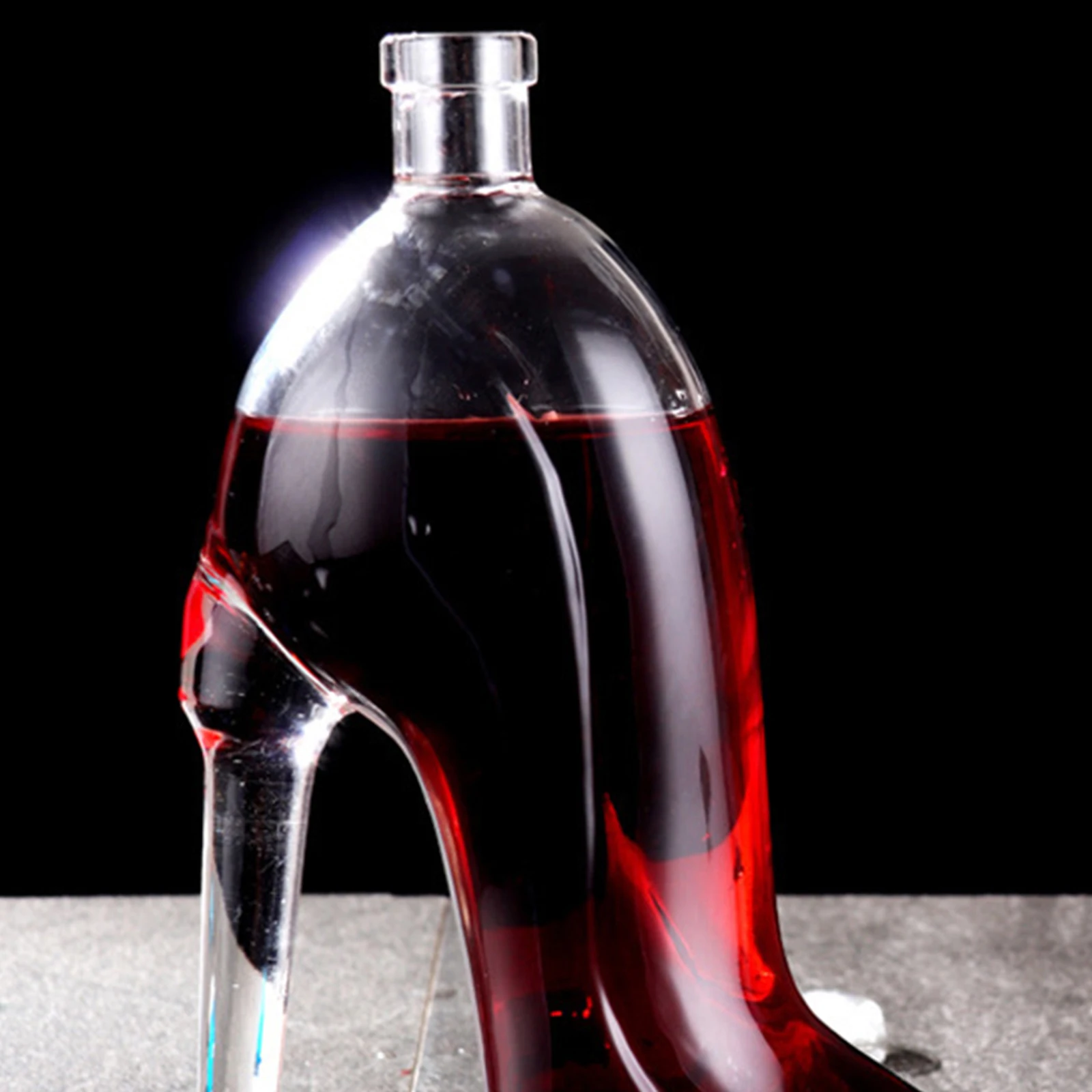 High Heels Wine Bottle Whisky Decanter Glass Bubble Wine Bottle Rum Vodka Wine Bottle For Brother Father Gift Unique Gifts - view 4
