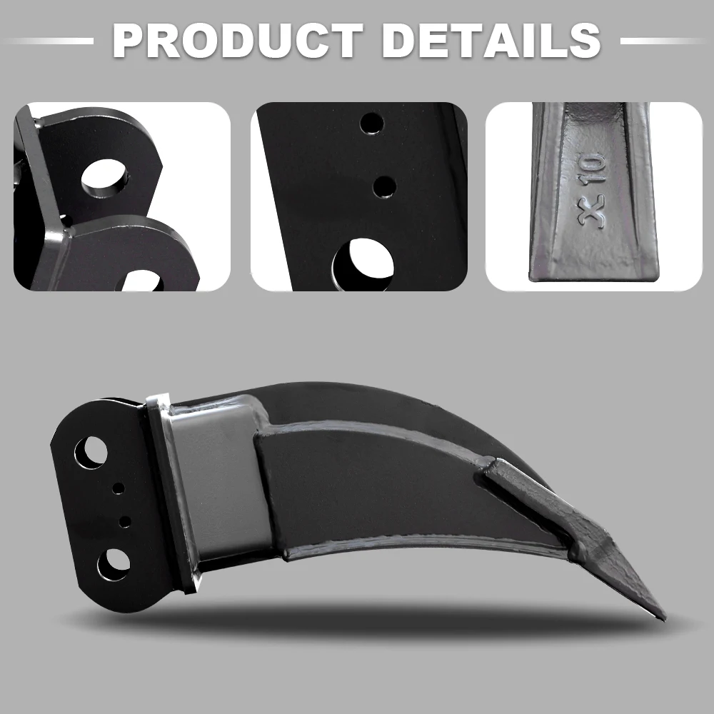 อุปกรณ์เสริม Ripper - ใช้ได้กับรถขุดขนาดเล็ก หมุดฟรี เหมาะสําหรับงานสวน งานฟาร์ม!