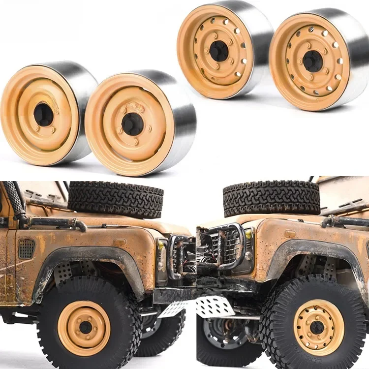 Ajrc 1,9 Zoll Camel Cup Wheels Retro Metallräder für Kletterauto für 1/10 Rc Kletterauto Traxxas Trx4 Rgt Axial Scx10 Rc4wd