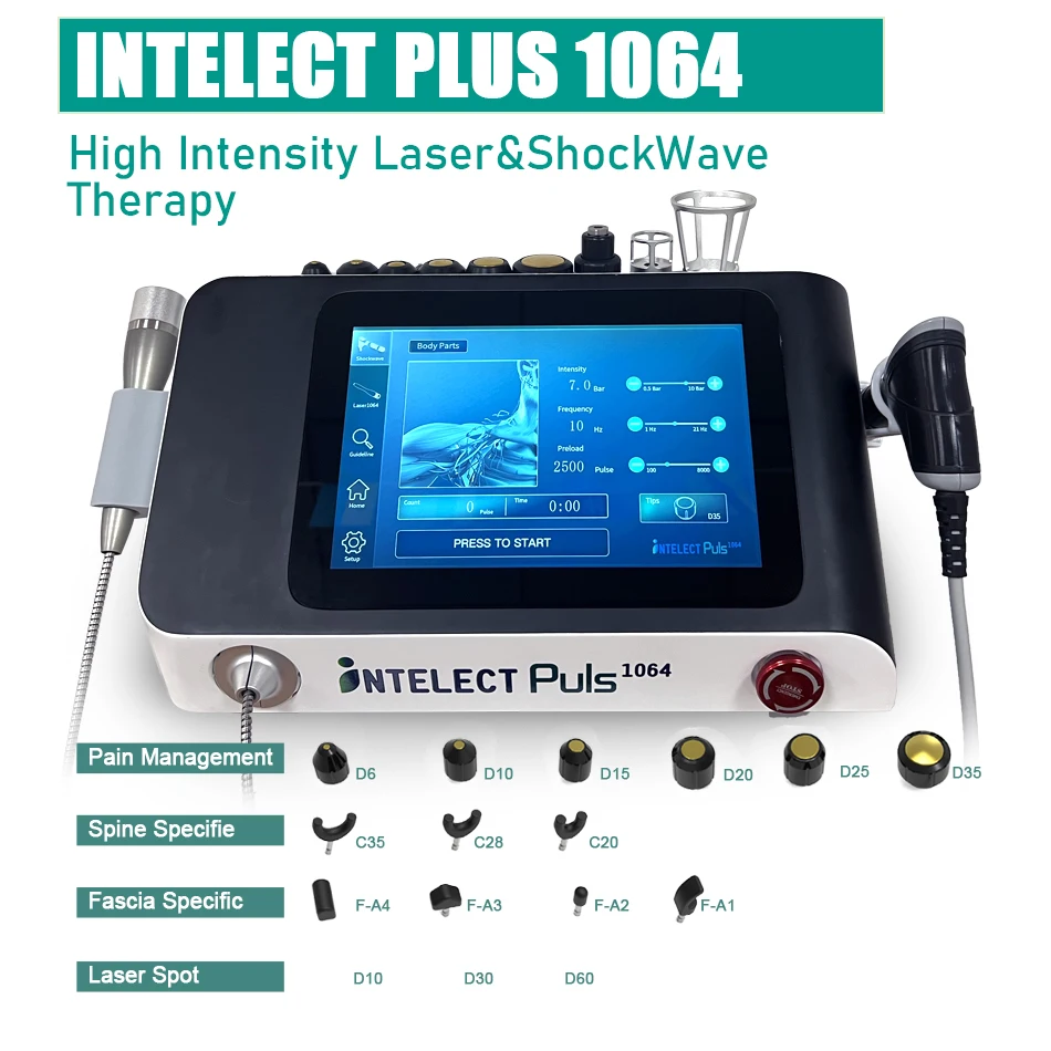 Intelect Puls 1064nm  High Power Laser And ESWT Chronic Physiotherapy Device for Pain Relief