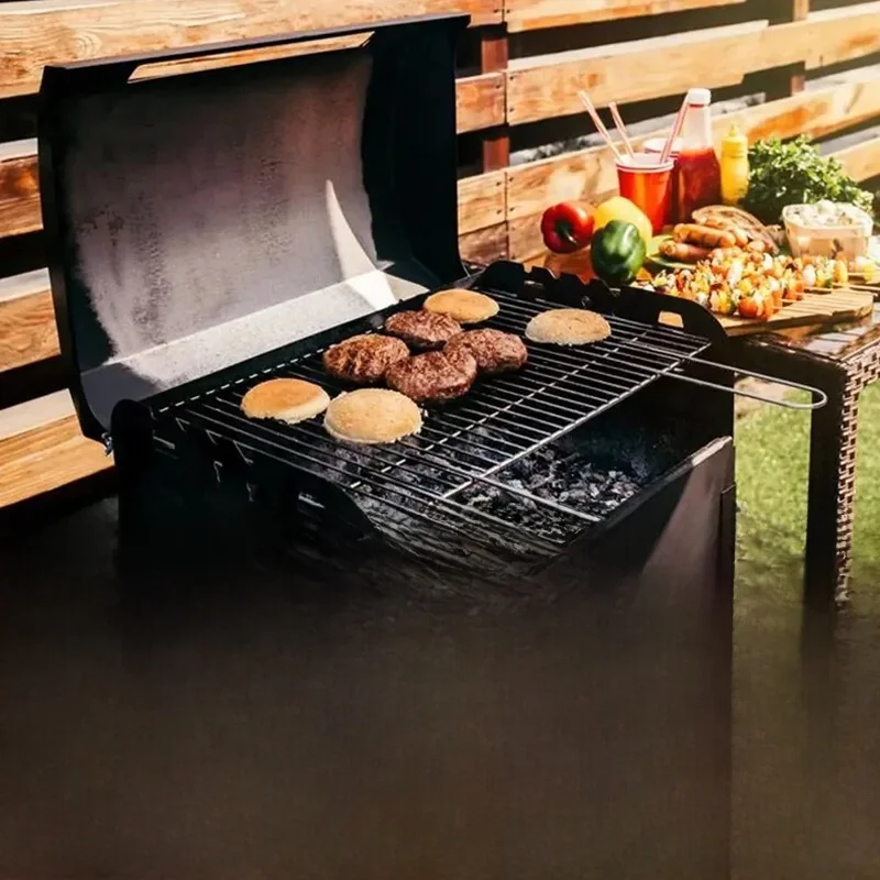 Plaques chauffantes en porcelaine et acier, bouclier, panneau isolant, universel, réglable, tente, couverture de Eva, dompteur de flammes pour barbecue, gril à gaz