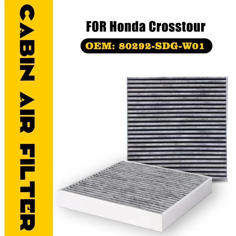 

Car Activated Carbon Air Filter For ​Honda Accord Crosstour EX-L 2010-2015 2011 2012 TF1 Conditioner Accessories 80292-SDG-W01