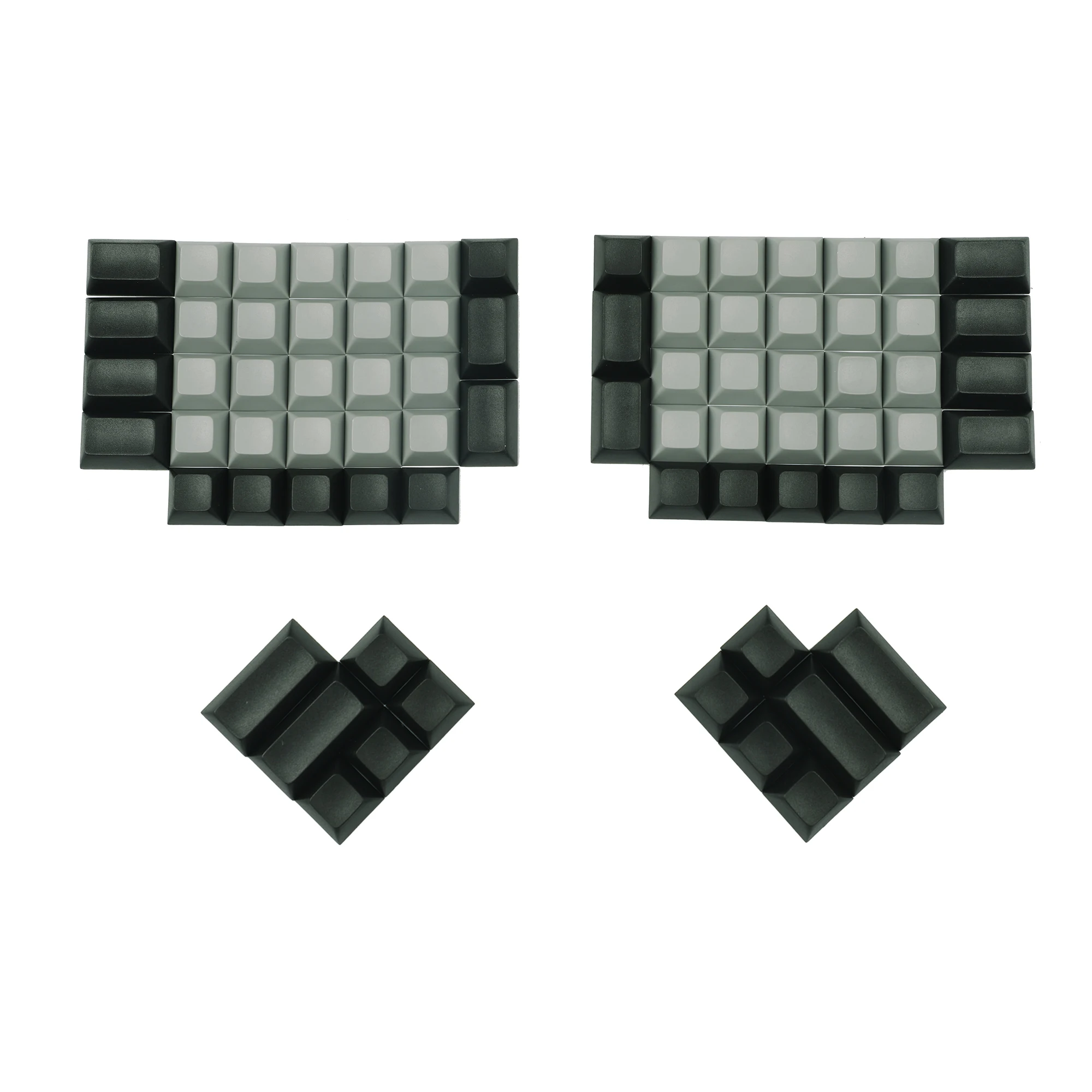 DSA PBT Blank Keycap Set For Ergo Ergodox Planck Preonic Lily 58 Keyboard