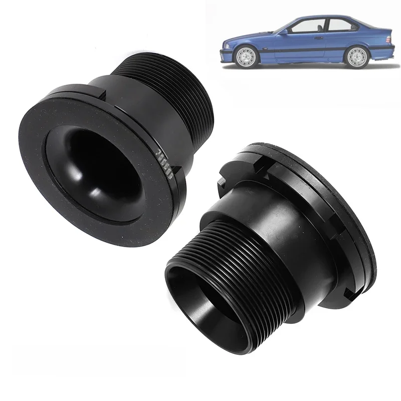 Zestaw zawieszenia gwintowanego z regulacją wysokości 20-50mm, tylne regulowane mocowania sprężyn do BMW serii 3 E36 E46 M3, sprężyny gwintowane z płaskim dnem 60mm ID. — 2