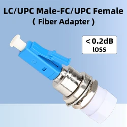 SM 9/125 Hybrid Adapter  Fiber   Male To Female  LC/UPC Male-FC/UPC Female Adapter FTTH Connector  VFL OPM Fiber Patch Cord Use