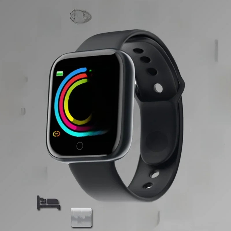 Inteligentny zegarek dla mężczyzn Kobiety Tryb sportowy Sterowanie muzyką Odległość kalorii Fitness Inteligentna opaska Wiadomość Przypomnij Inteligentna bransoletka Android IOS — zdjęcie 2