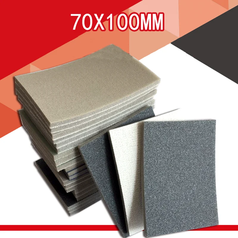 

70*100mm Foam Sanding Sponges Sandpaper Paper 300 - 3000 Grit Wet & Dry