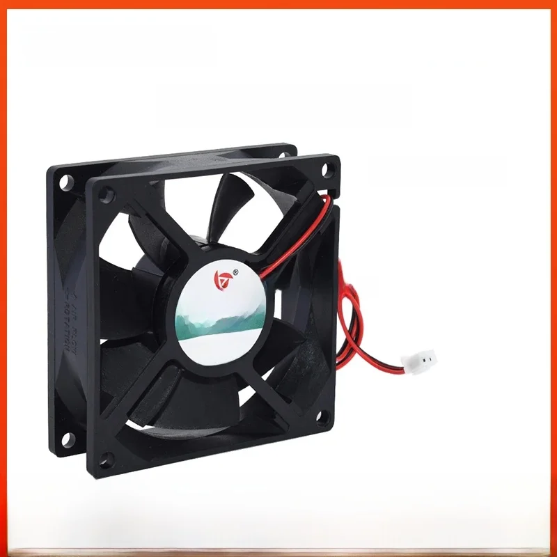 Gorąco sprzedający się YTD 158025 S DC 15V 0,35A 80x80x25mm 8cm 8025 2-przewodowe urządzenie wydechowe Mały wentylator chłodzący — zdjęcie produktu 5