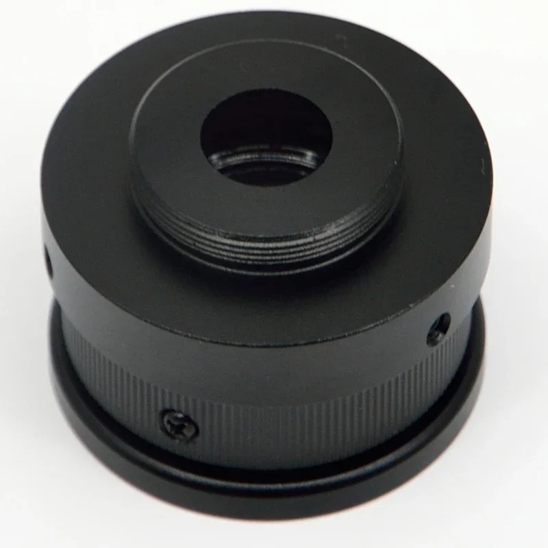 FYSCOPE 0,5X Adapter obiektyw z mocowaniem C regulacja ostrości instalacja kamery dla trójokularowego mikroskopu stereo 8X-50X 8050 Zoom — zdjęcie 2