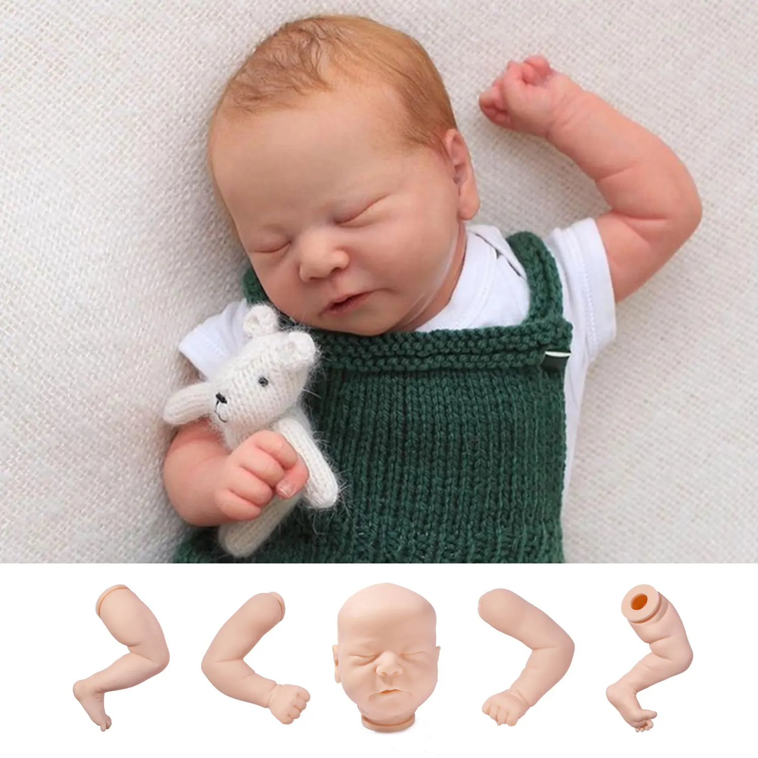 Witdiy Chase 50 cm/19.69 inch new vinyl blank reborn doll baby unpainted kit/Give 2 gifts