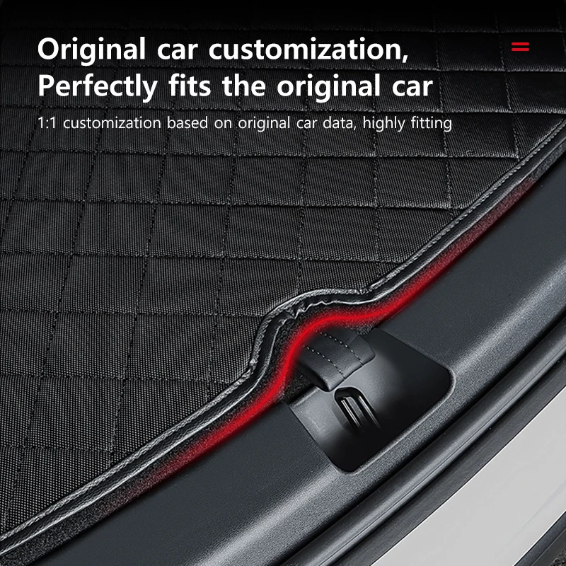 NovaAcc for Tesla Model Y Trunk Mats Pet Pad Dog Rear Trunk Protection Pad Cover Cargo Liners Waterproof Tray Mats 2017 to 2024