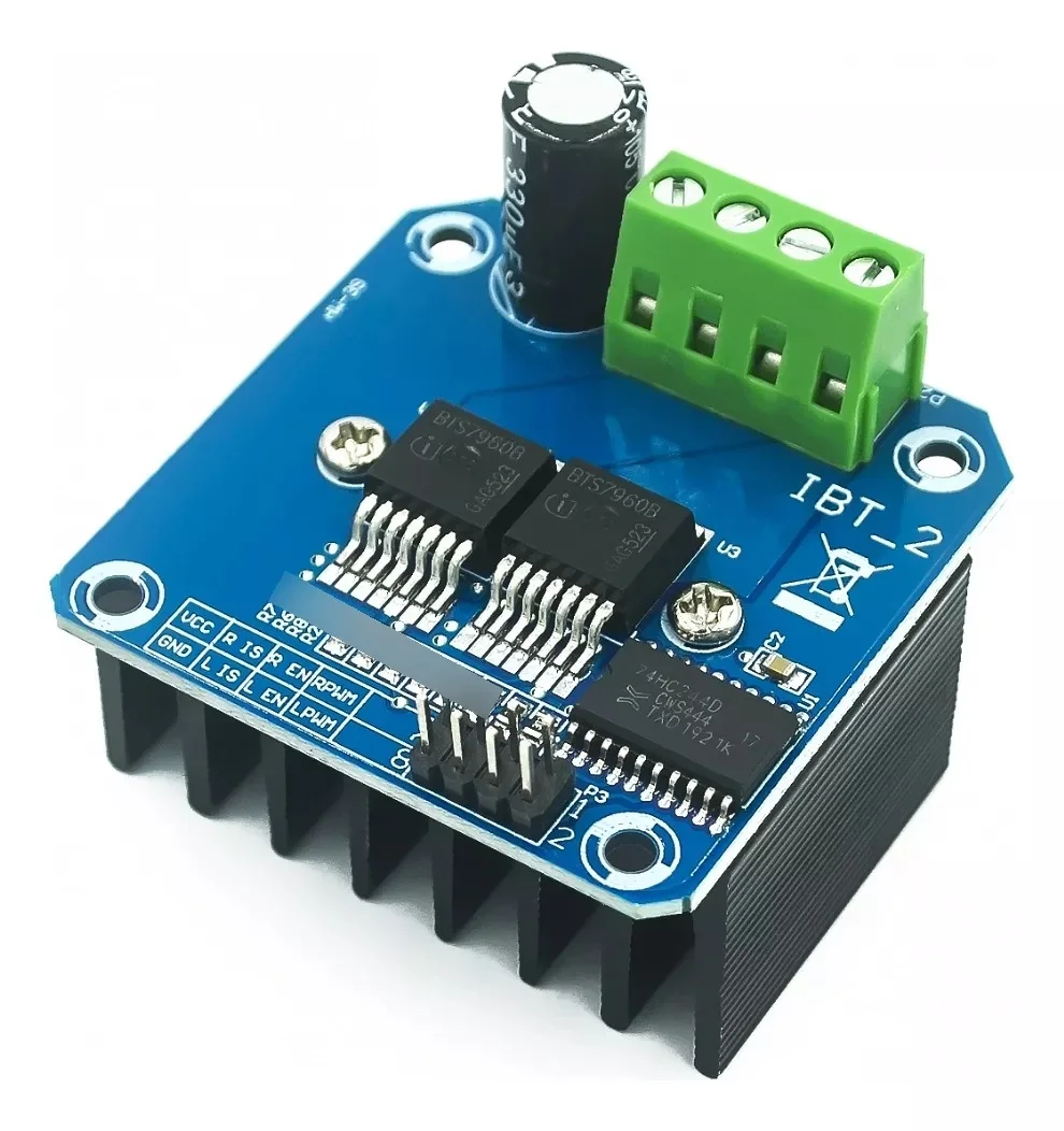 Módulo Driver Ponte H - 43a - Bts7960 - Arduino, Motores