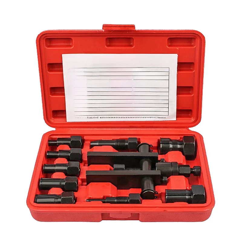 Extracteur de roulements pratique, outil de retrait de roulements de moto avec boîte, Kits d'extraction de roulements internes de moto 10 pièces