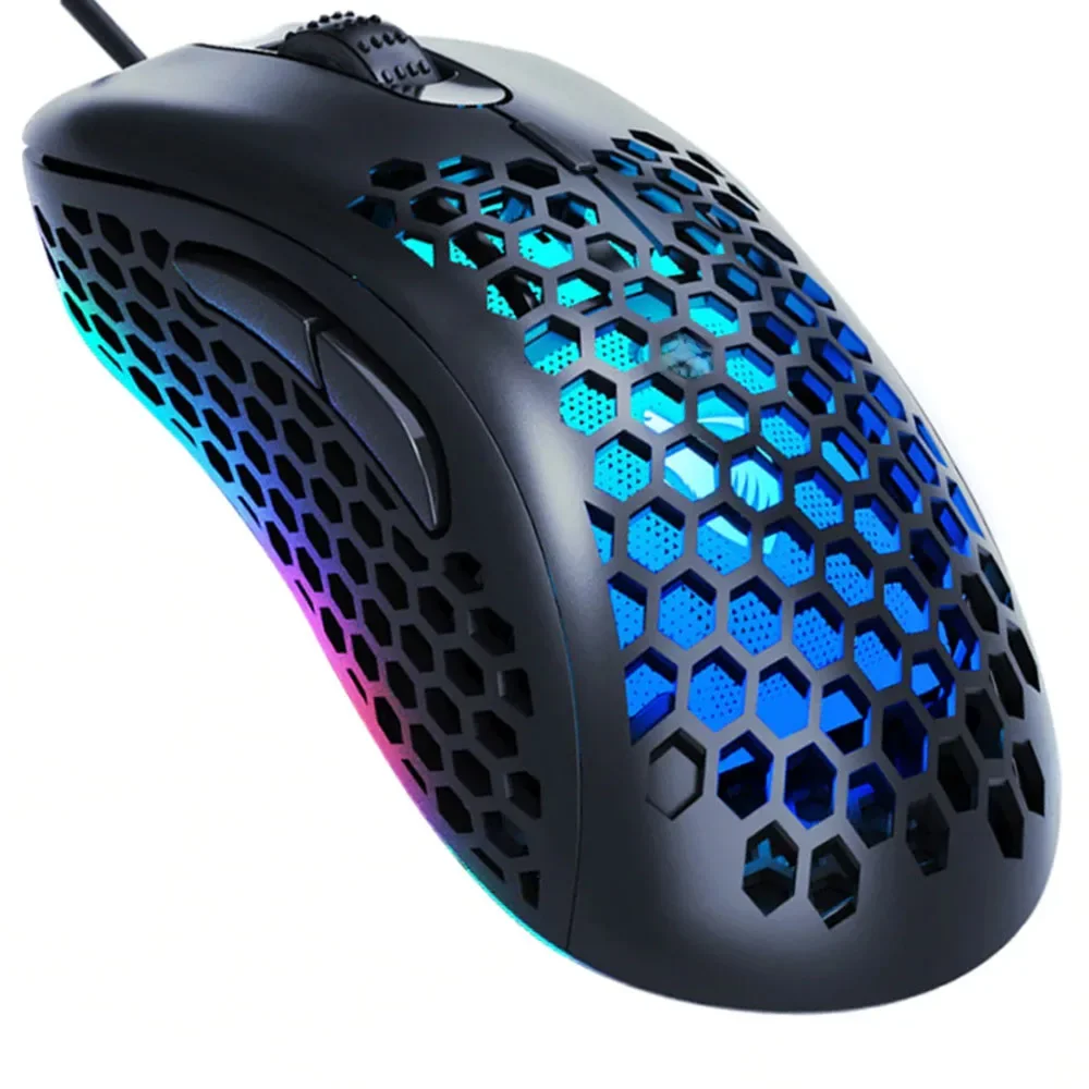 Profissional Ergonomic LED Gaming Mouse, Optical Backlit, ratos compatíveis, Mac, ASUS, HP, Laptop,