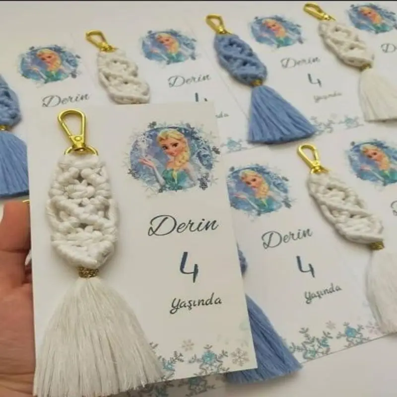 Macrame keychain 50 PCs Can Be Customized Birthday Wedding Promise Engagement Wedding And All Kinds Of Special Occasions With You