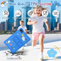 Tablette pour enfants KINGRID K10 10'' Android 15 4 Go de RAM + 8 Go extensibles 64 Go de ROM WiFi 5G Widevine L1 5000 mAh Tablette PC Android Contrôle parental 7