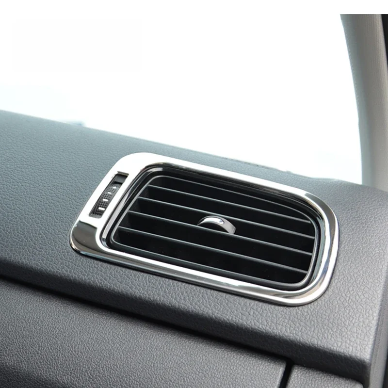 Stylizacja samochodu dla Volkswagen vw POLO Akcesoria wykończeniowe Wnętrze Klimatyzacja Wylot Dekoracja Pokrywa Naklejka Akcesoria samochodowe — zdjęcie 2