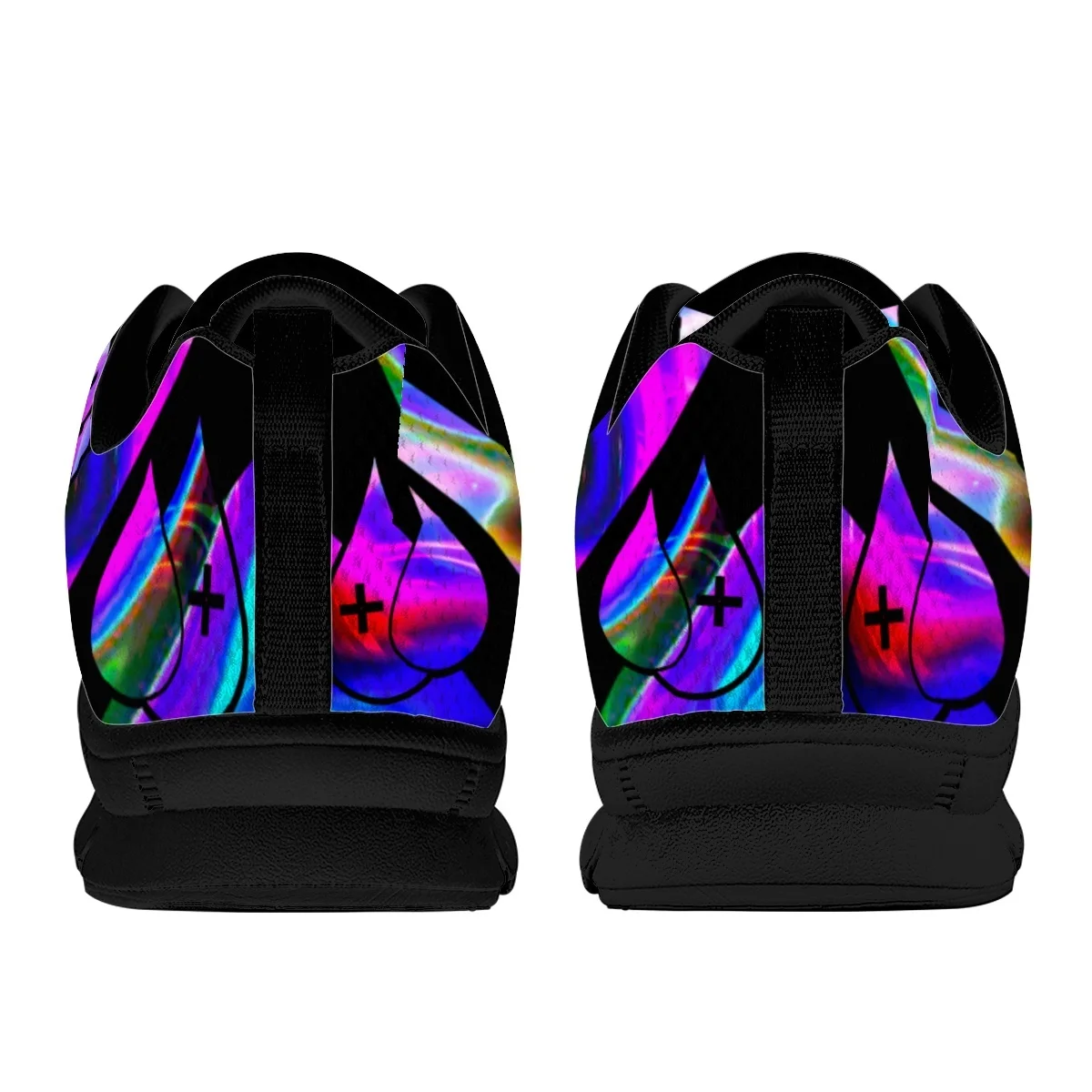 INSTANTARTS Fashion Phlebotomist Colored Print Ladies Casual Flats 2023 Women's Sneakers Spring And Autumn Sports Zapatos Mujer