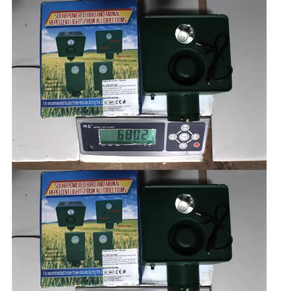 Wild Boar Repeller Solar Motion Sensor Alarm Warning Light Wireless Long Battery Life Pest Deterrent For Farm Garden