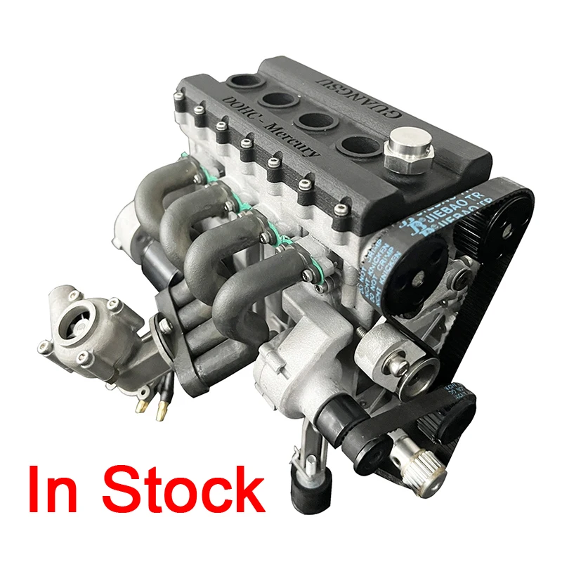 

GS D7 Four Stroke Gasoline Engine Model V6 Turbocharged Water Cooled Internal Combustion Engine Model Suitable for RC Car Toys