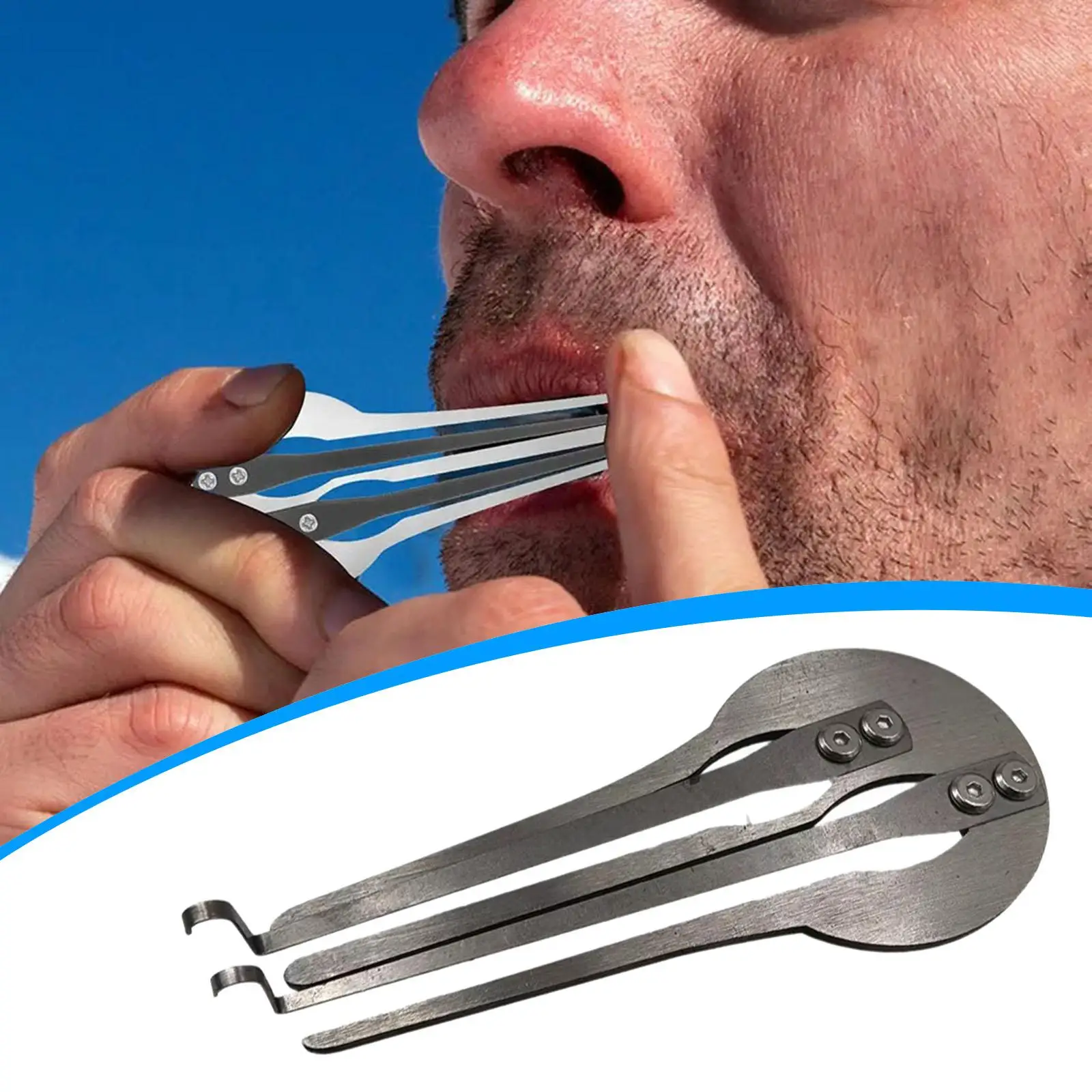 Jew's Harp Beautiful Sound Ethnic Russian Jaw Harp for Adults Kids Beginners,Creative Jews Harp Maultrommel Gift Portable