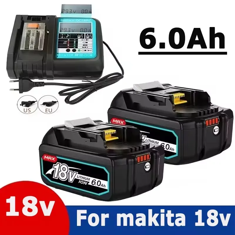 2024 Upgraded 18V Makita BL1860 BL1850B BL1850 BL1840 BL1830 BL1820 BL1815 LXT-400 Replacement Lithium Battery 475 similar items