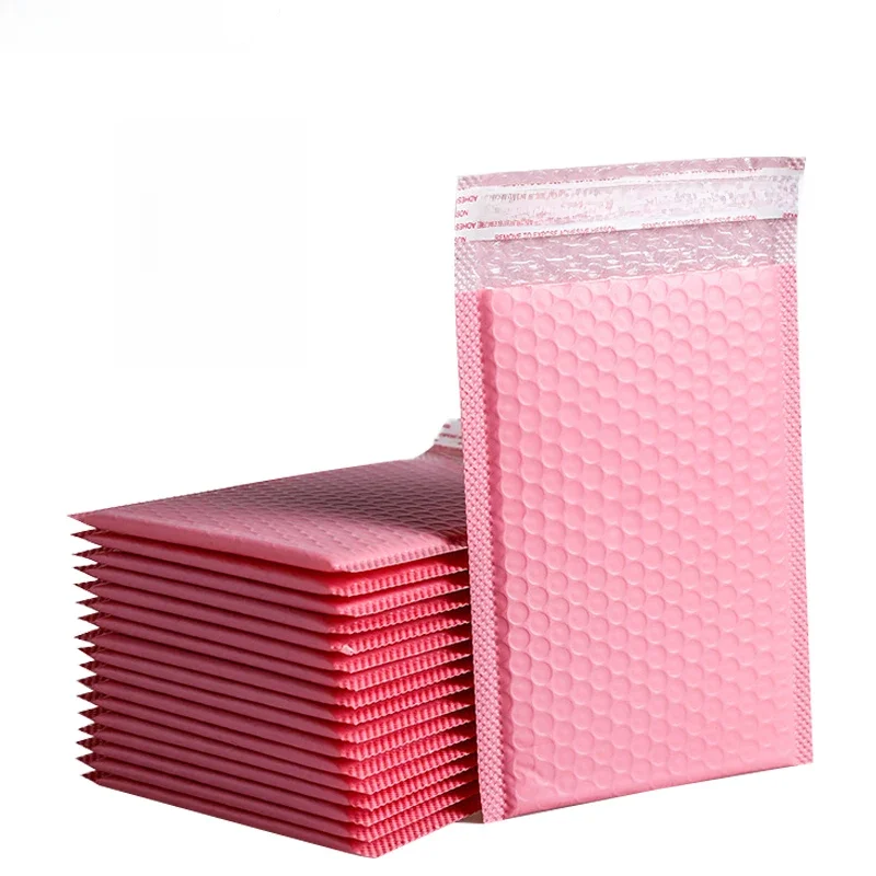 20 stuks Bubble Mailers Roze Poly Bubble Mailer Zelfsluitende gewatteerde enveloppen - afbeelding 2