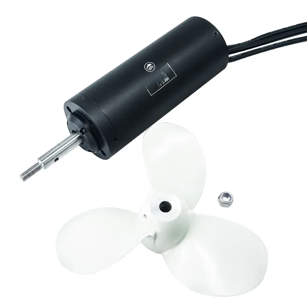 Motor 6000 neu 12mm rund mit Gewinde 120kv w bürstenloser Motor sensor los amphibisch voll wasserdicht für Efoil - Flipsky