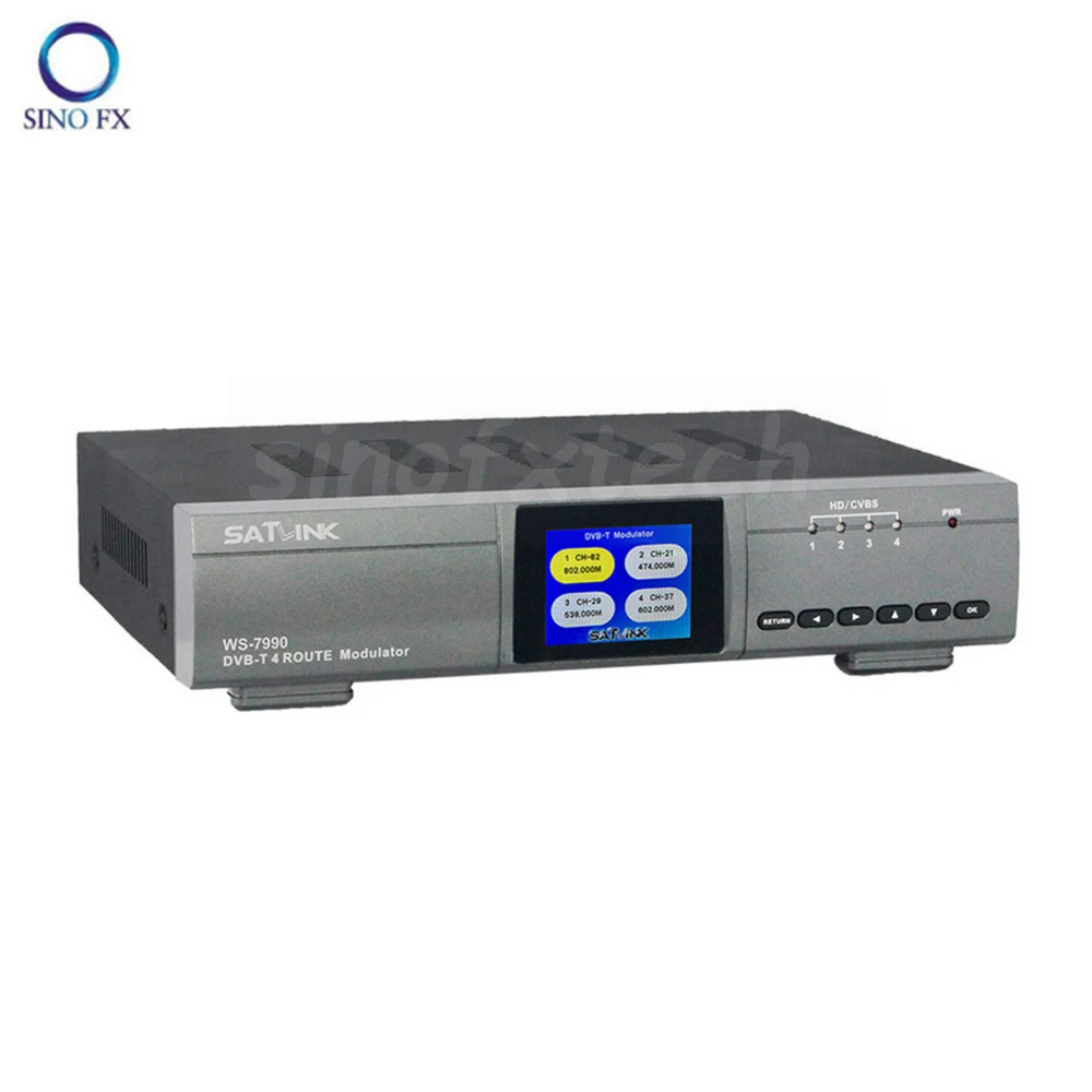 

SATLINK WS-7990 DVB-T 4 Route Modulator MPEG4 HD 1080P