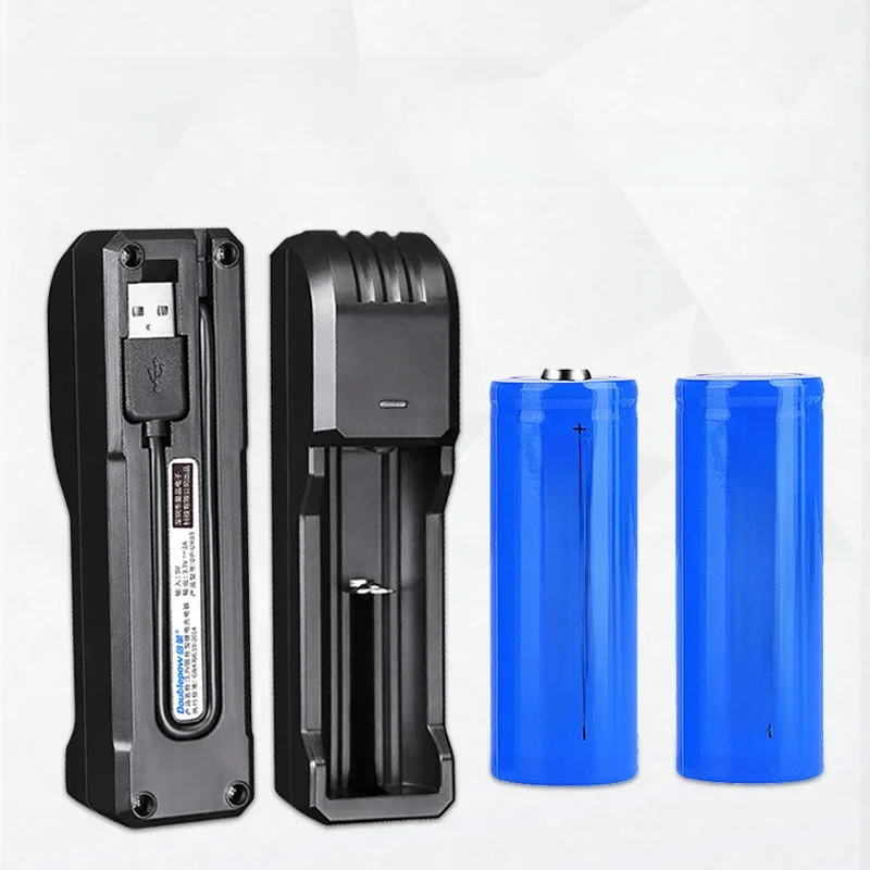18500 akumulator litowo-jonowy 3,7 V 1500 mAh akumulatory litowo-jonowe + ładowarka do zabawek elektrycznych głośnik latarka LED — zdjęcie produktu 7