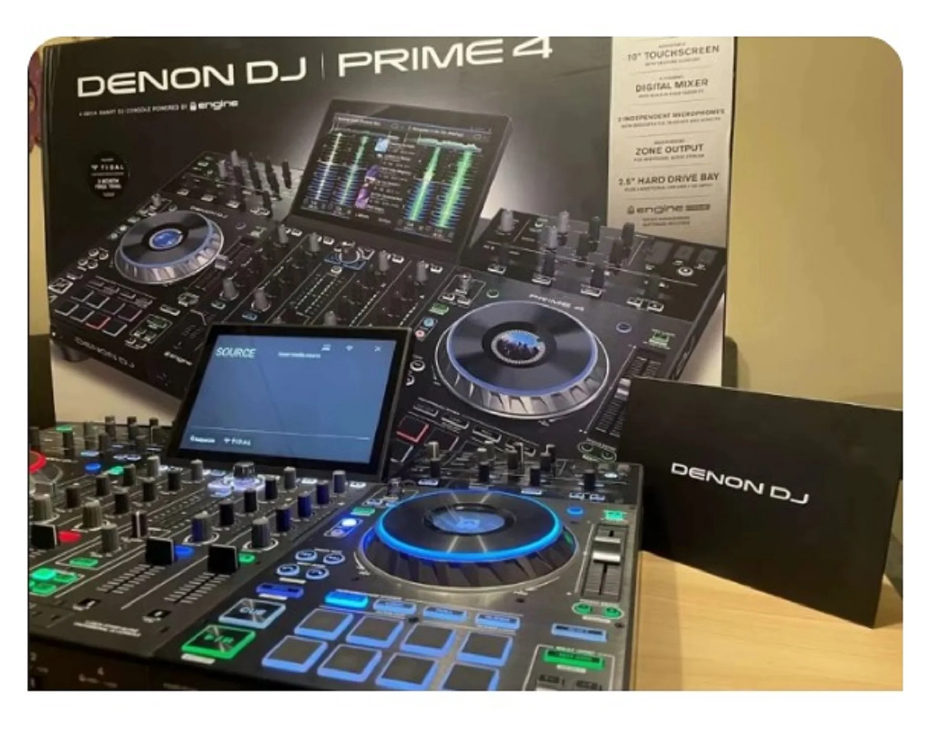 مبيعات جديدة Denons DJ Prime4 4 قنوات مستقل DJ System Serato DJ Controller